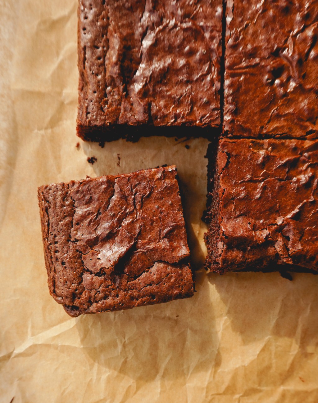 Super Fudgy Crinkle Top Chocolate&nbsp;Brownies